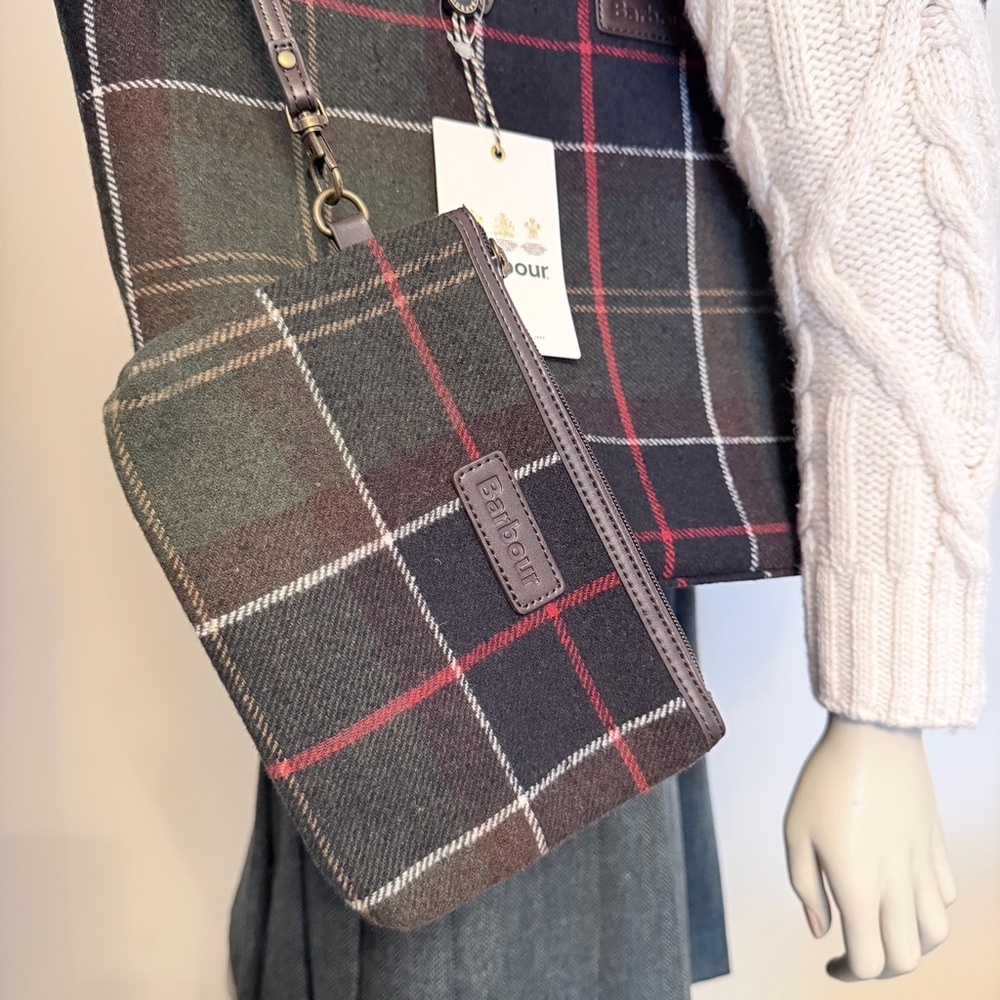 Barbour Witford tartan tote bag - Picture 3 of 9